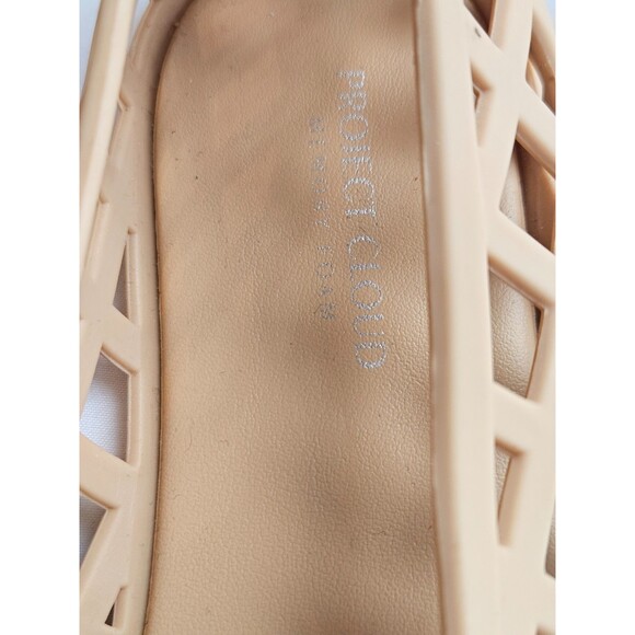 Project Cloud Memory Foam Slip On Tan Flat Jelly Shoes Women’s Size 6 - Picture 5 of 8
